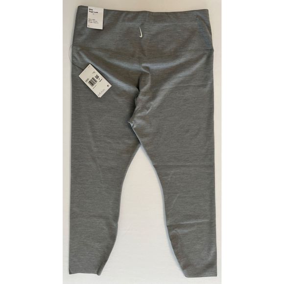 Nike Yoga Luxe CT0162 073 Women’s Sz 1X Plus Infinalon 7/8 Tights Grey $90 - Picture 3 of 9